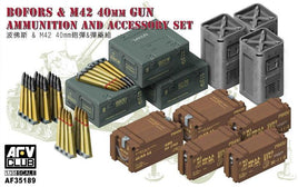 1/35 AFV Bofors & M42 40mm Gun Ammunition and Accessory Set AF35189 - MPM Hobbies