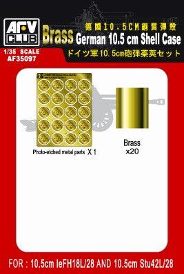 1/35 AFV German 10.5cm Shell Case (Brass) AF35097 - MPM Hobbies