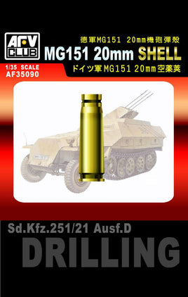 1/35 AFV GERMAN MG151 20mm SHELL AF35090 - MPM Hobbies