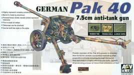 1/35 AFV GERMAN Pak 40 75mm ANTI-TANK GUN AF35071 - MPM Hobbies