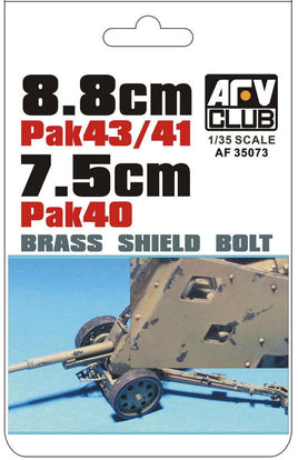 1/35 AFV German Pak43/41 & Pak 40 Brass Shield Bolt Set AF35073 - MPM Hobbies