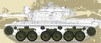1/35 AFV Suspension & Wheels for Centurion (Workable) AF35101 - MPM Hobbies