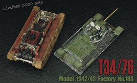 1/35 AFV T-34/76 Model 1942/43 Factory No.183 (Clear Turret and Upper Hull,Full Interior Kit) AF35S57 - MPM Hobbies