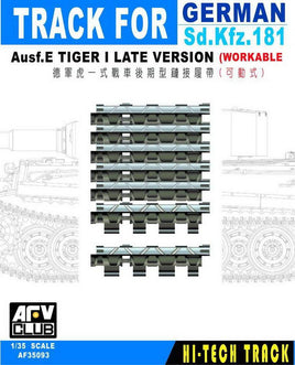 1/35 AFV TRACKLINK FOR GERMAN TIGER I LATE VERSION (WORKABLE) AF35093 - MPM Hobbies
