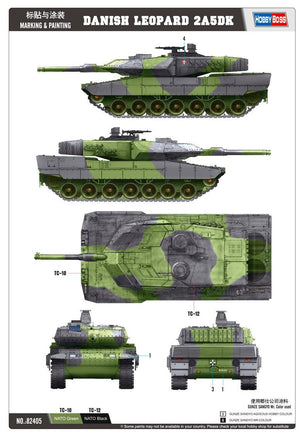 1/35 Hobby Boss Danish Leopard 2A5DK Tank 82405 - MPM Hobbies