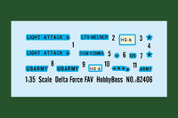 1/35 Hobby Boss Delta Force FAV 82406.