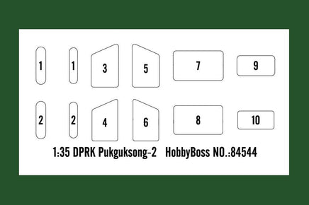 1/35 Hobby Boss DPRK Pukguksong-2 84544 - MPM Hobbies