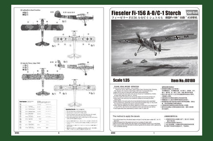 1/35 Hobby Boss Fieseler Fi-156 A-0/C-1 Storch 80180.