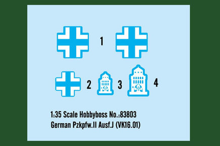1/35 Hobby Boss German Pzkpfw.II Ausf.J (VK16.01) 83803 - MPM Hobbies
