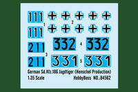 1/35 Hobby Boss German Sd.Kfz.186 Jagdtiger (Henschel Production) 84562 - MPM Hobbies