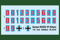 1/35 Hobby Boss German VK4502 (P) Hintern 82445.