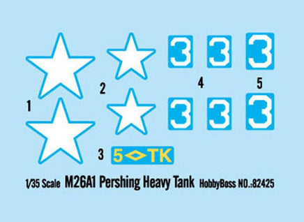 1/35 Hobby Boss M26A1 Pershing Heavy Tank 82425 - MPM Hobbies