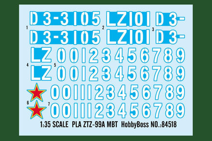 1/35 Hobby Boss PLA ZTZ-99A MBT 84518 - MPM Hobbies