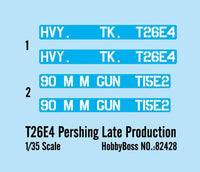 1/35 Hobby Boss T26E4 Pershing Late Production 82428 - MPM Hobbies