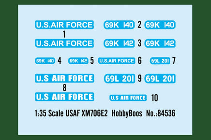 1/35 Hobby Boss USAF XM706E2 84536 - MPM Hobbies
