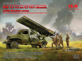 1/35 ICM BM-13-16 on G7107 Chassis with Soviet Crew 35596 - MPM Hobbies