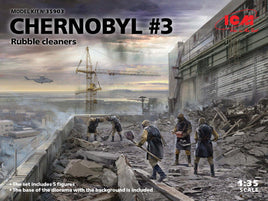 1/35 ICM Chernobyl #3 Rubble Cleaners (5 Figures) 35903 - MPM Hobbies