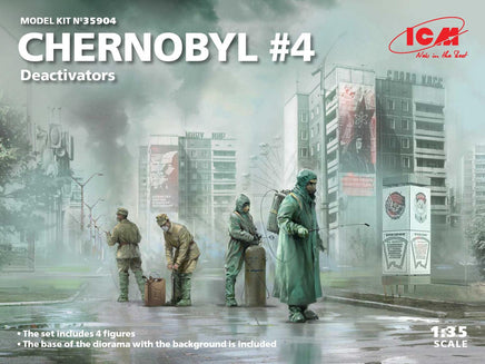 1/35 ICM Chernobyl #4 Deactivators (4 Figures) 35904 - MPM Hobbies