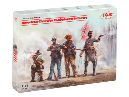 1/35 ICM Confederate Infantry - American Civil War 35021 - MPM Hobbies