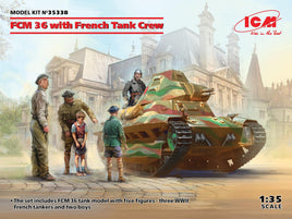 1/35 ICM FCM 36 with French Tank Crew 35338 - MPM Hobbies