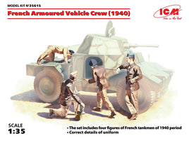 1/35 ICM French Armored Vehicle Crew (1940) 35615 - MPM Hobbies