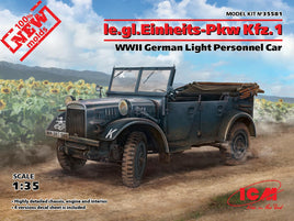 1/35 ICM le.gl.Pkw Kfz.1 WWII German Light Personnel Car 35581 - MPM Hobbies
