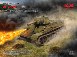 1/35 ICM ОT-34/76 WWII Soviet Flamethrower Tank 35354 - MPM Hobbies