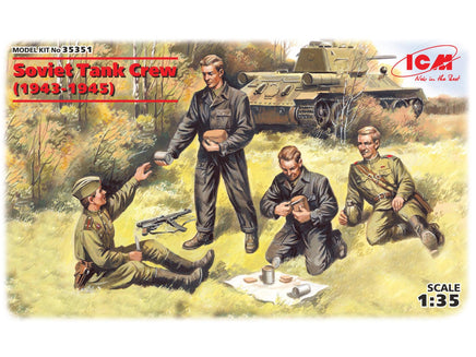 1/35 ICM Soviet Tank Crew (1943-1945) 35351 - MPM Hobbies
