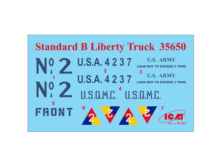 1/35 ICM Standard B “Liberty” WWI US Army Truck 35650 - MPM Hobbies
