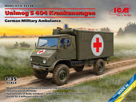 1/35 ICM Unimog S404 Krankenwagen - German Military Ambulance 35138 - MPM Hobbies