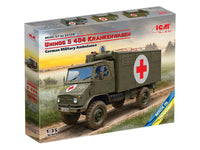 1/35 ICM Unimog S404 Krankenwagen - German Military Ambulance 35138 - MPM Hobbies