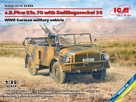 1/35 ICM WWII German s.E.Pkw Kfz.70 with Zwillingssockel 36 - 35503 - MPM Hobbies