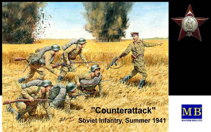 1/35 Master Box - Counterattack Soviet Infantry (Summer 1941) 3563 - MPM Hobbies