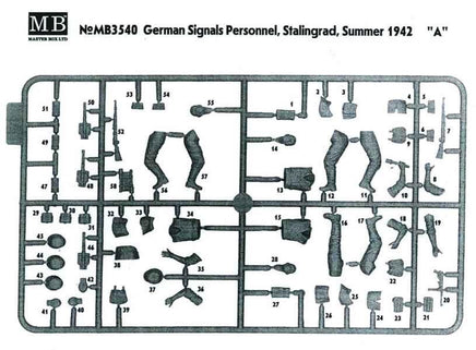 1/35 Master Box - German Signals Personnel 3540 - MPM Hobbies