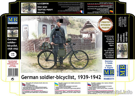 1/35 Master Box - German Soldier-Bicyclist (1939-1942) 35171 - MPM Hobbies