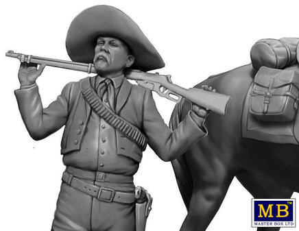 1/35 Master Box - Outlaw Gunslinger- Pedro Melgoza Bounty Hunter 35205 - MPM Hobbies
