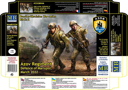 1/35 Master Box - Ukrainian Soldiers Defense of Mariupol 35224 - MPM Hobbies