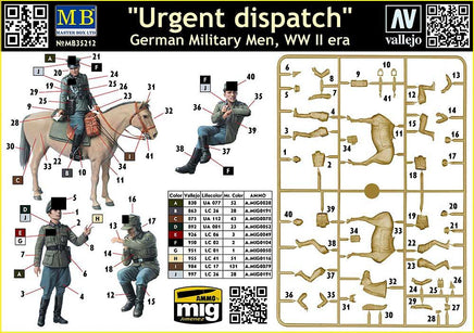 1/35 Master Box - "Urgent Dispatch" German Military Men WWII 35212 - MPM Hobbies