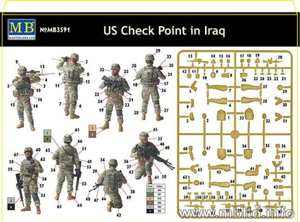 1/35 Master Box - US Check Point (Iraq 2003) 3591 - MPM Hobbies