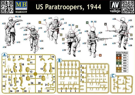 1/35 Master Box - US Paratroopers with Ammunition 35219 - MPM Hobbies