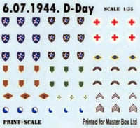 1/35 Master Box - US Rangers D-Day June 6th 1944 - 3520 - MPM Hobbies