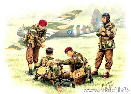 1/35 Master Box - WWII British Paratroopers Rigid Landing Operation 3534 - MPM Hobbies