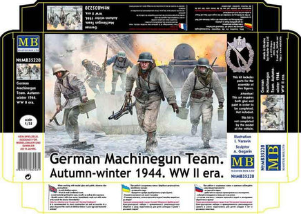 1/35 Master Box - WWII German Machine Gun Team (1944) 35220 - MPM Hobbies