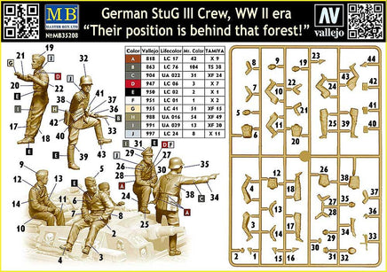 1/35 Master Box - WWII German Stug III Crew 35208 - MPM Hobbies