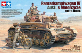 1/35 Tamiya German Panzer IV Ausf.F - Motorcycle Set North Africa 25208 - MPM Hobbies