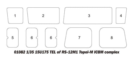 1/35 Trumpeter 15U175 TEL of RS-12M1 Topol-M ICBM complex 01082 - MPM Hobbies