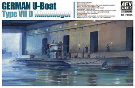 1/350 AFV GERMAN U-BOAT TYPE VII D MINENLEGER SE73505 - MPM Hobbies