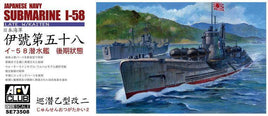 1/350 AFV JAPANESE NAVY SUBMARINE I-58 LATE SE73508 - MPM Hobbies