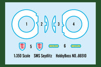 1/350 Hobby Boss SMS Seydlitz 86510 - MPM Hobbies