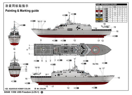 1/350 Trumpeter USS Freedom (LCS-1) 04549 - MPM Hobbies